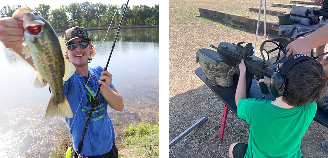 Three fishing ponds Expert Led Instruction